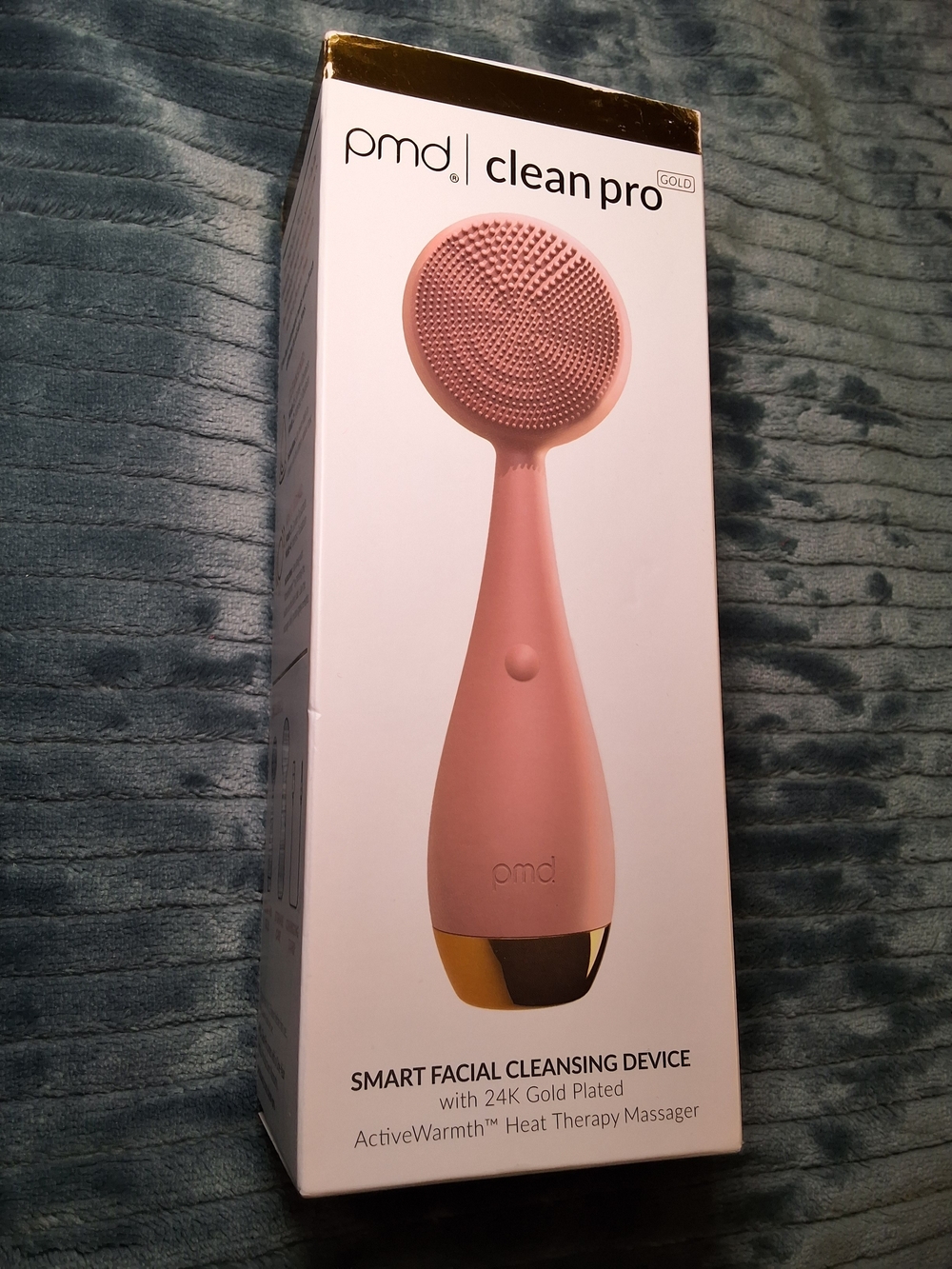 PMD Clean Pro Gold Smart Facial Cleansing Device Rose Gold Pink NEW Sealed